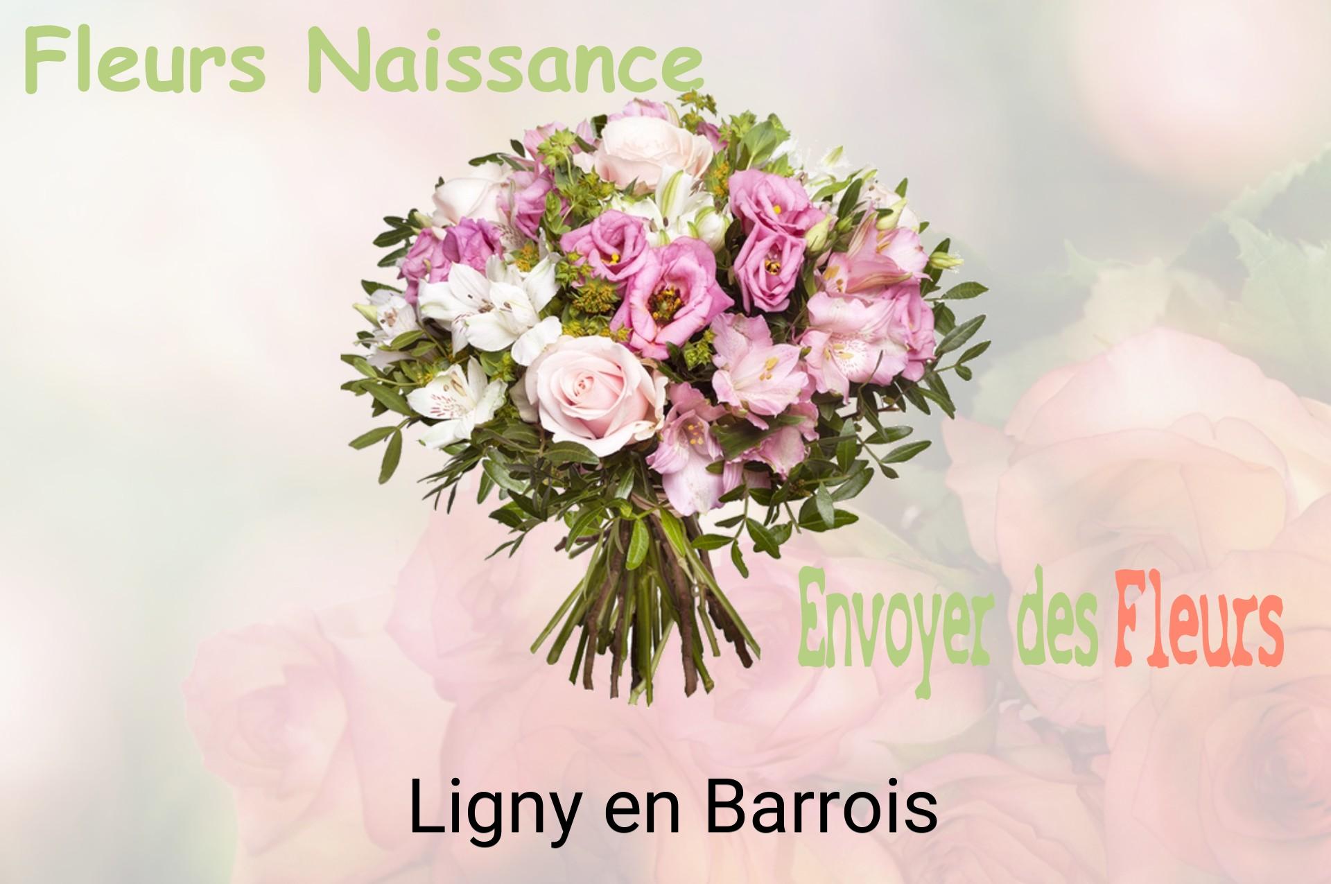 Bouquet de fleurs de naissance livré à Ligny-en-Barrois